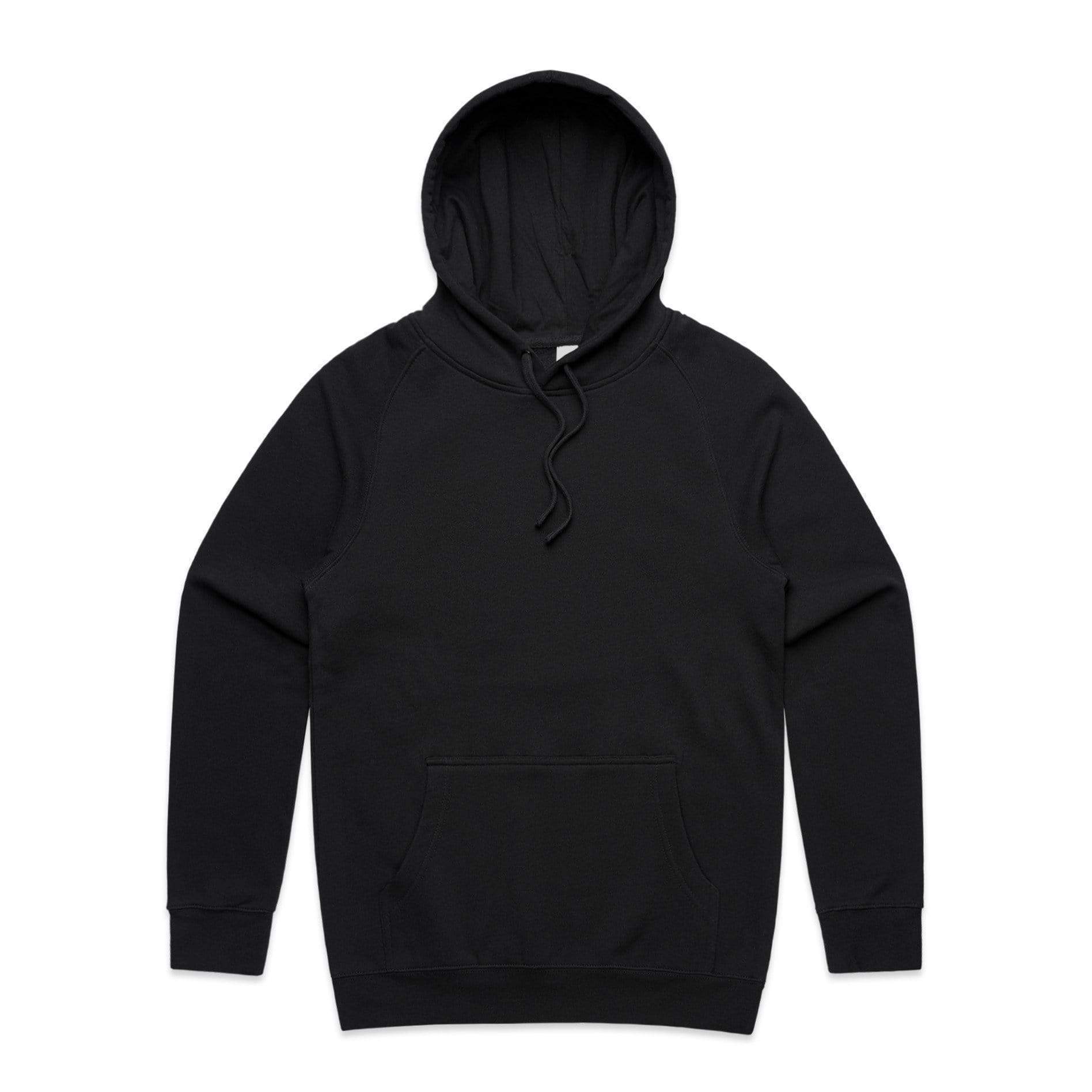 As Colour Men's supply hoodie 5101 (No Print No Sale) Casual Wear As Colour BLACK XSM 